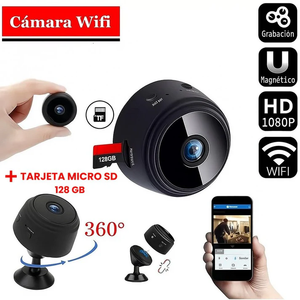 Mini Cámara de Vigilancia WI-FI 1080HD