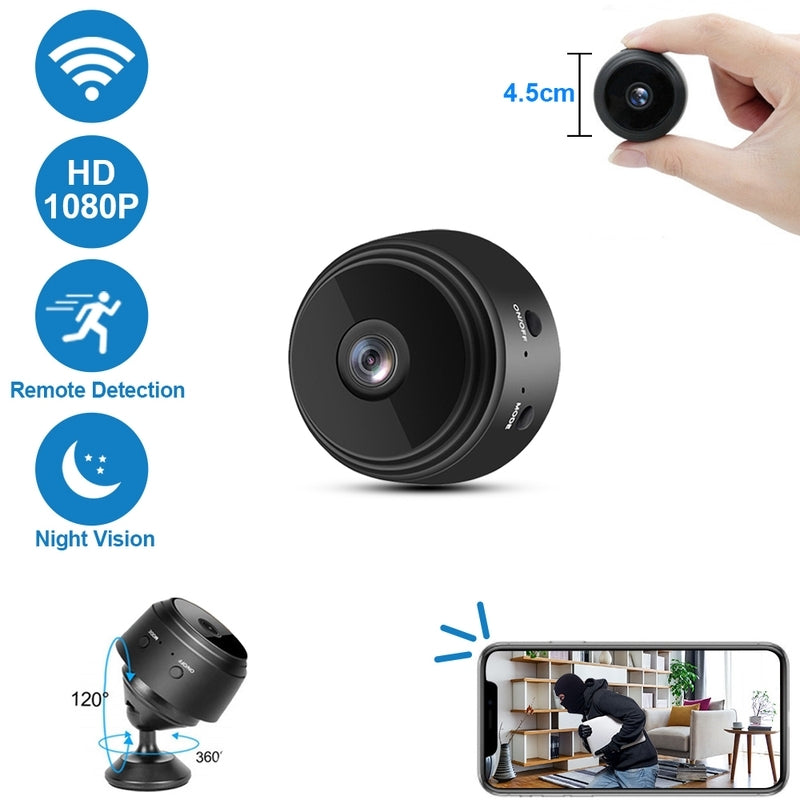 Mini Cámara de Vigilancia WI-FI 1080HD
